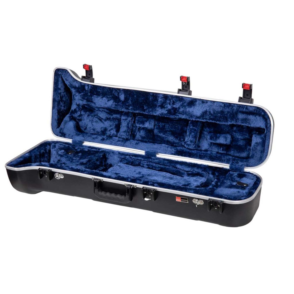 ABS Molded Trombone Case, Professional Case for Bb Tenor with or without F-attachment