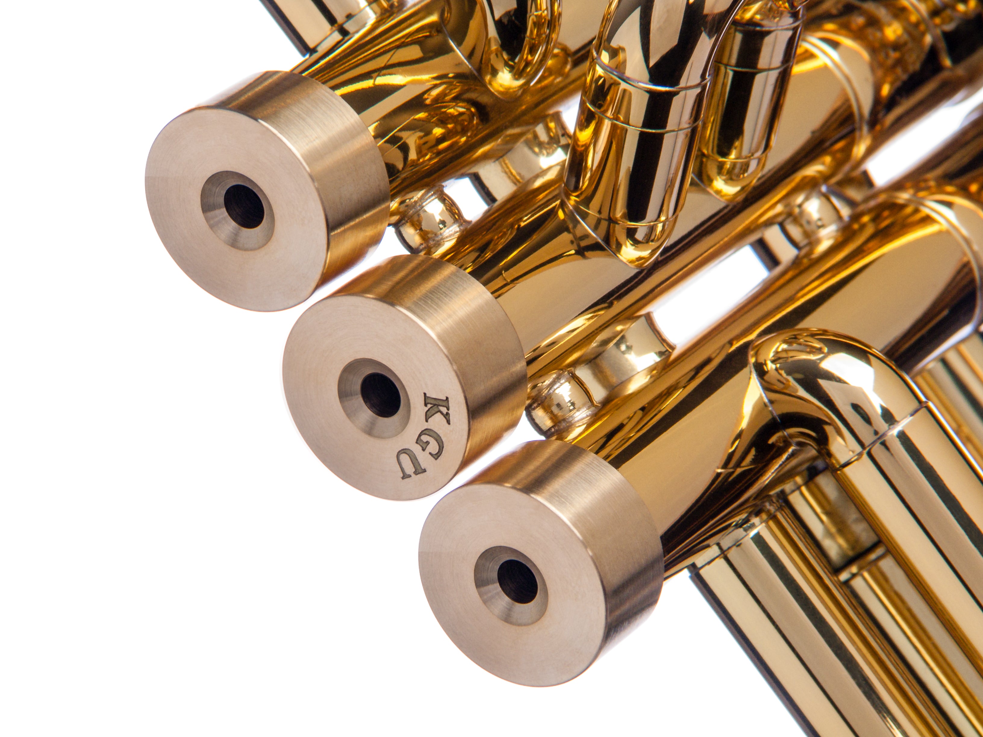 KGU Music - Medium Bottom Valve Caps - Trumpet