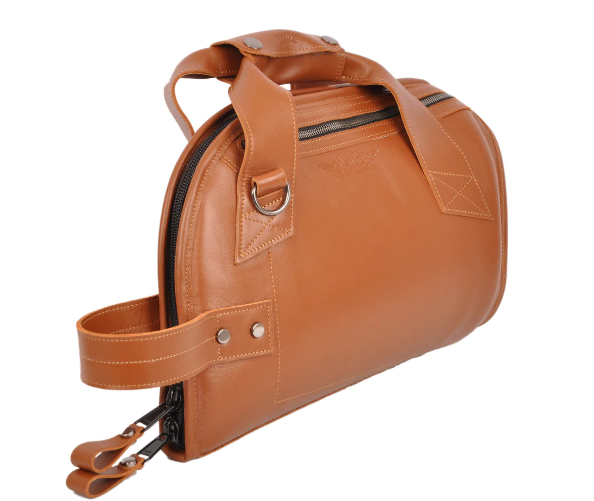MG Leather Work - Pocket Trumpet Leather Gig Bag