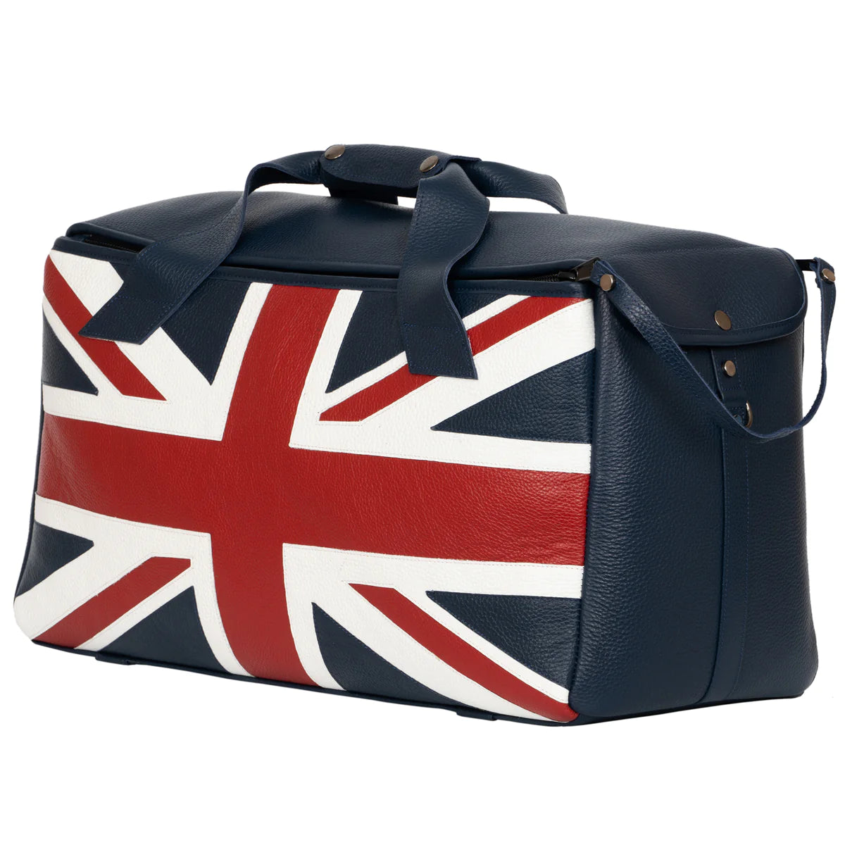 MG Leather Work - Double Trumpet Gig Bag w/ UK Flag